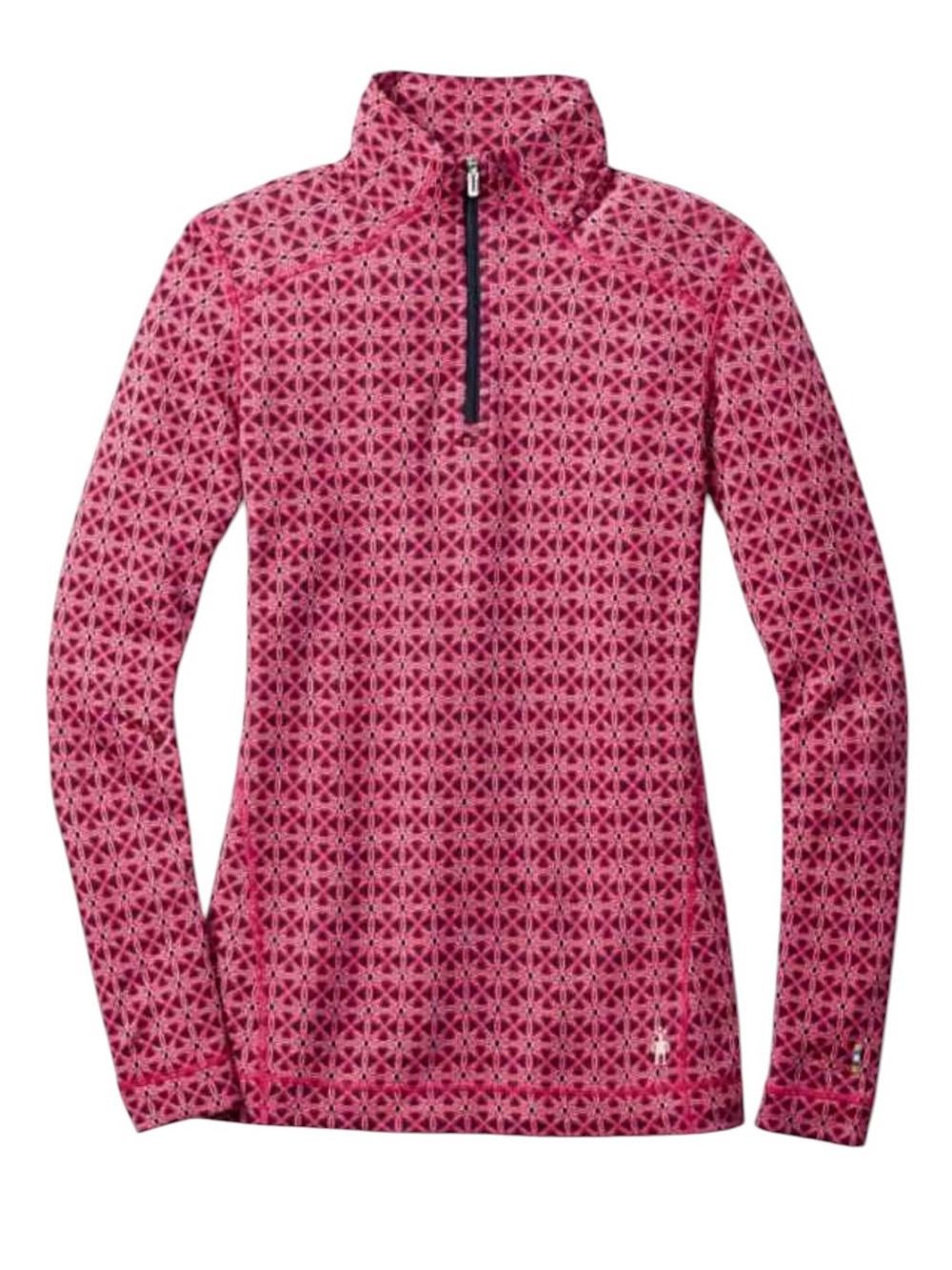 Smartwool Women's Merino 250 Base Layer Pattern 1/4 Zip Size Large